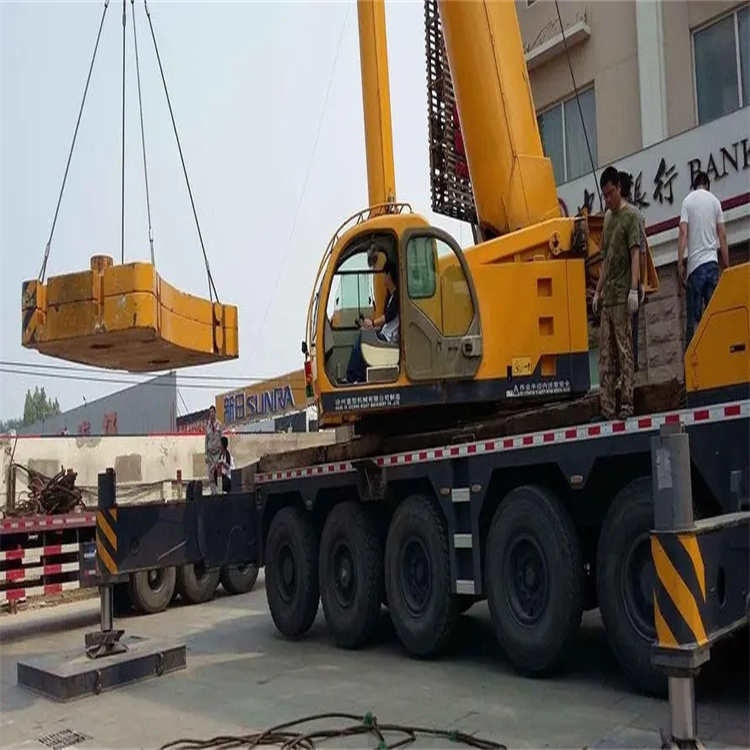 永康当地吊车出租|机器吊装|75吨|工厂搬迁服务